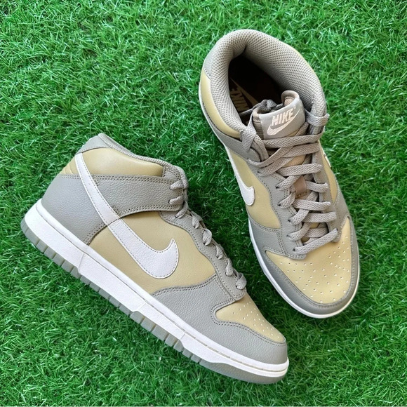 Nike Dunk Mid Dark Stucco / Light Bone - Picture 7 of 8